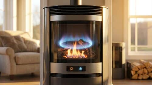 ontdek de eerste pelletkachel die niet alleen verwarmt in de winter, maar ook efficiënt koelt in de zomer voor optimaal comfort het hele jaar door.